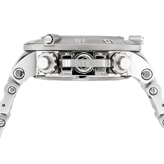 Montre INVICTA Subaqua 48546 Homme - Boîtier Acier Inoxydable 54 Mm, Cadran Blanc - Mouvement Quartz, étanche 20 Bars (200 M) - Garantie 2 Ans - 6