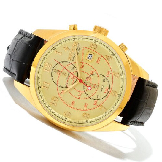 Invicta Vintage Chronograph Gold Dial Men's Watch 12388