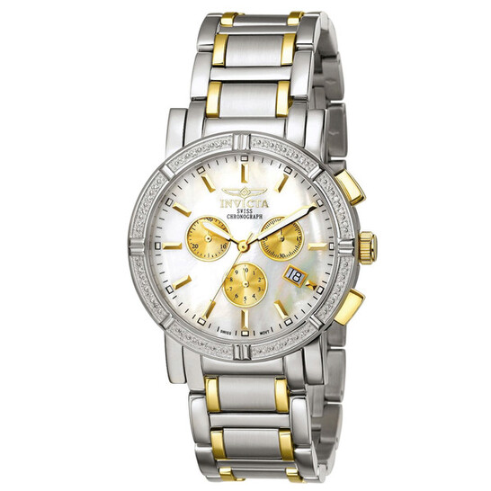 Invicta Wildflower Chronograph White Mother of Pearl Dial  display picture 1