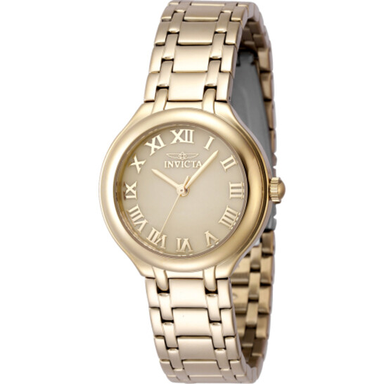 Invicta Wildflower Quartz Gold Dial Ladies Watch 48231  display picture 3