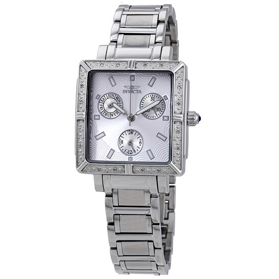 Invicta Wildflower Silver Dial Stainless Steel Ladies Watch  display picture 3