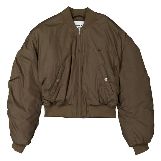 ISABEL MARANT|JACKETS (BESSIME (VE0252FA B3C02E 02FK)) Isabel Marant Etoile Bessime Cotton Blend Bomber Jacket