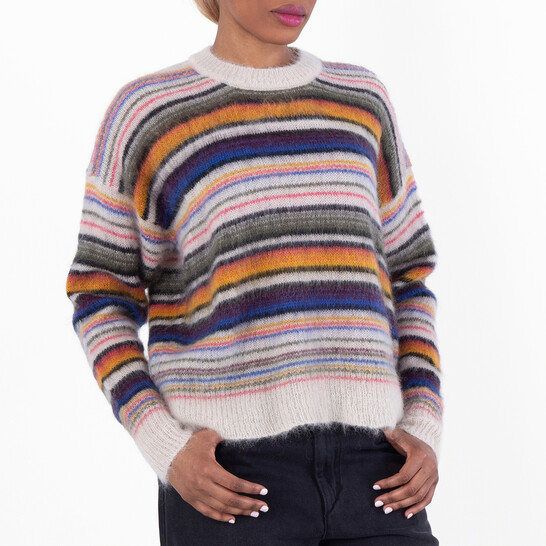 Isabel Marant Etoile Drussell Stripe Pattern Sweater - 546x546 Image #3