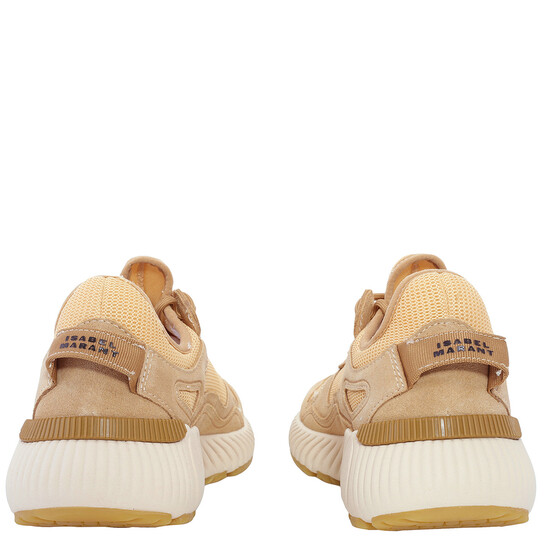 Isabel Marant Ewie Sporty Leather Sneakers Ochre, Brand Size 35 (US