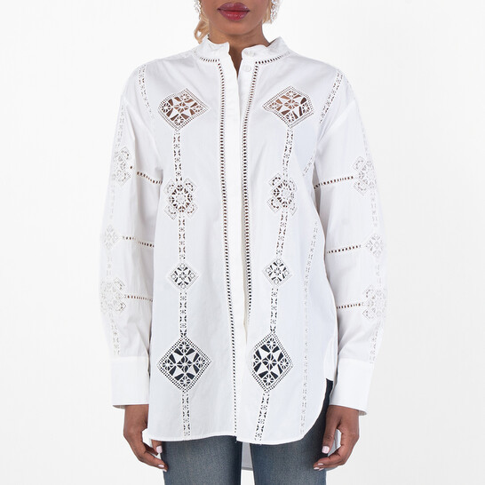 Isabel Marant Soeline Openwork Cotton Shirt - 546x546