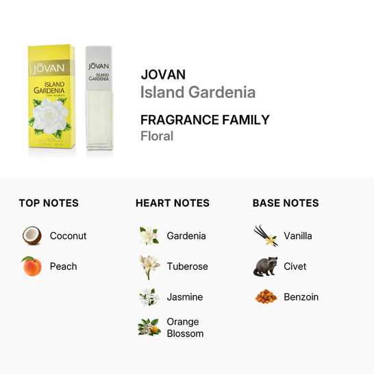 Island Gardenia / Jovan Cologne Spray 1.5 oz (45 ml) (w) - 546x546 Image #3