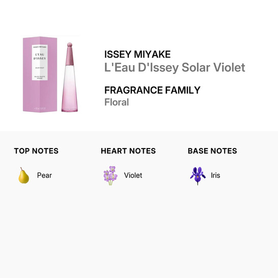 Issey Miyake Ladies L'Eau D'Issey Solar Violet EDT Spray 1.7 oz