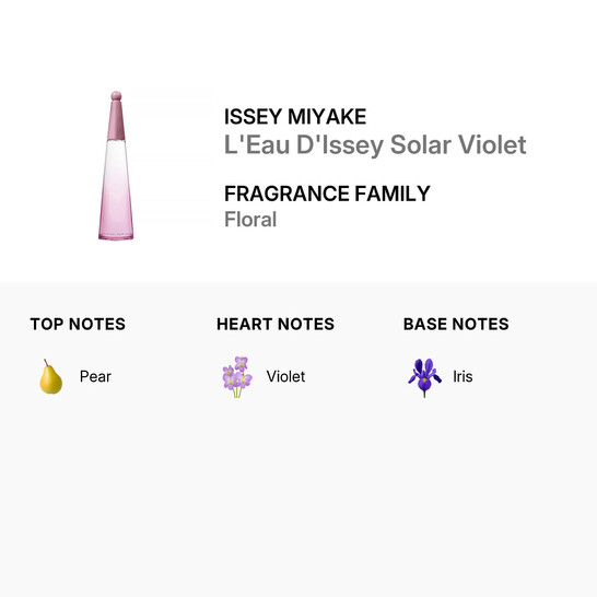 Issey Miyake Ladies L'Eau D'Issey Solar Violet EDT Spray 3.4 oz