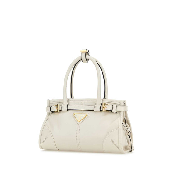 Prada Ivory Leather Mini Prada Bonnie Handbag 1BA4862CYR F0PG7