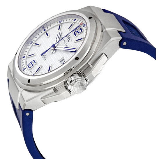 Plastiki Iw323608 IWC Ingenieur Mission Earth White Dial Blue