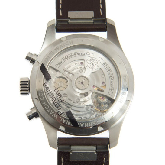 IWC Pilot Chronograph 41 Automatic Green Dial Men's Watch IW388103 - 546x546 Image #4