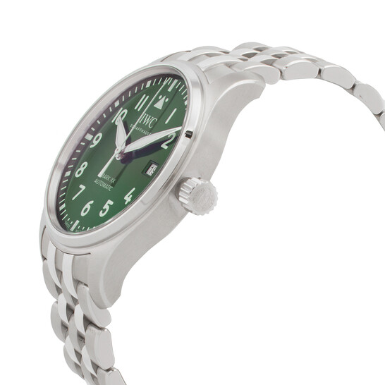 IWC Pilot Mark XX Automatic Green Dial Men's Watch IW328206 - 546x546 Image #2