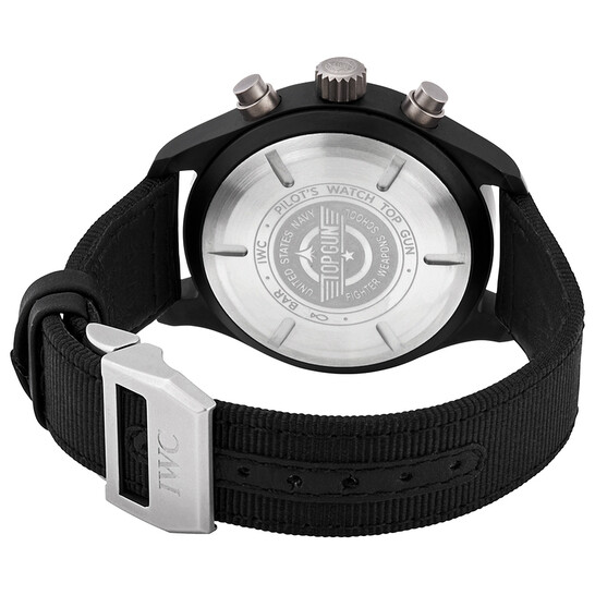 IWC Pilot Top Gun Chronograph Automatic Black Dial Men's Watch