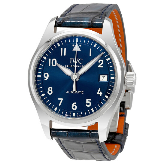 IWC Pilots Automatic Midsize Blue Dial Unisex Watch IW324008 - 546x546