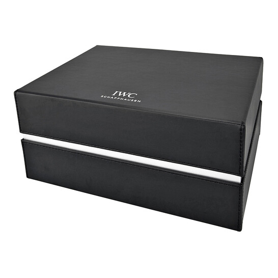 IWC Portofino Silver Dial 8 Day Power Reserve Black Leather Men's Watch 5111-02 - 546x546 Image #4