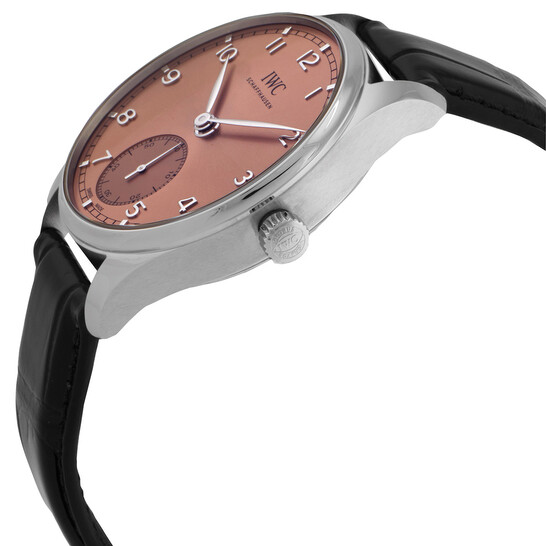 IWC Portuguese 40 Automatic Salmon Dial Men's Watch IW358313