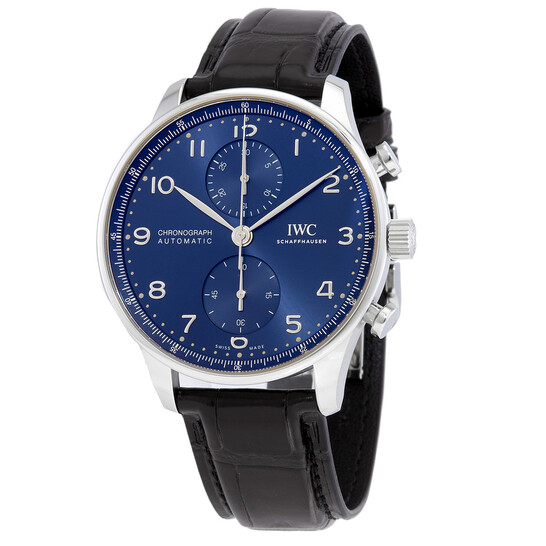 IWC Portuguese Chronograph Automatic Blue Dial Men's Watch