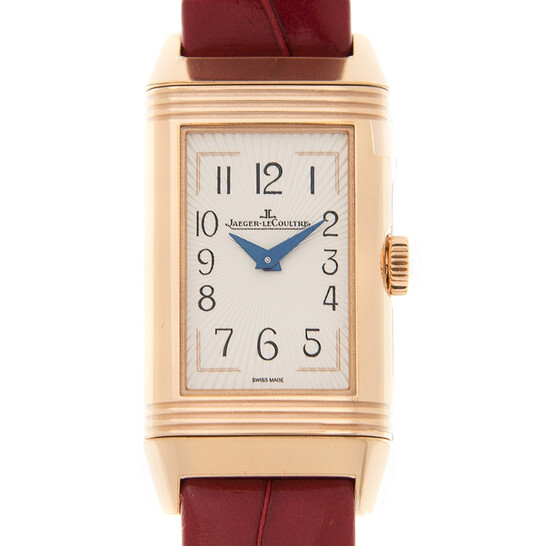 Jaeger LeCoultre Reverso Hand Wind White Dial Ladies Watch