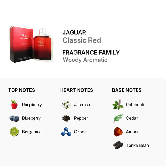 Jaguar Classic Red / Jaguar EDT Spray 3.4 oz (100 ml) (m) - 546x546 Image #4