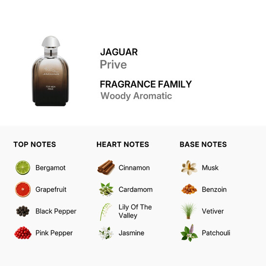 Jaguar Men's Prive EDT Spray 3.4 oz (Tester) Fragrances