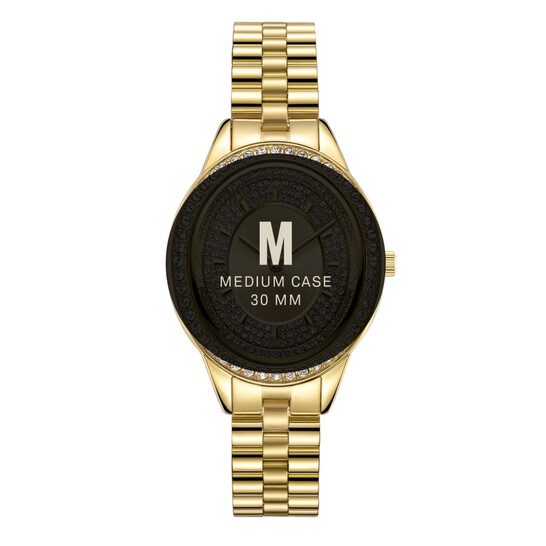 JBW Bellini Quartz Diamond Crystal Gold Dial Ladies Watch  display picture 2