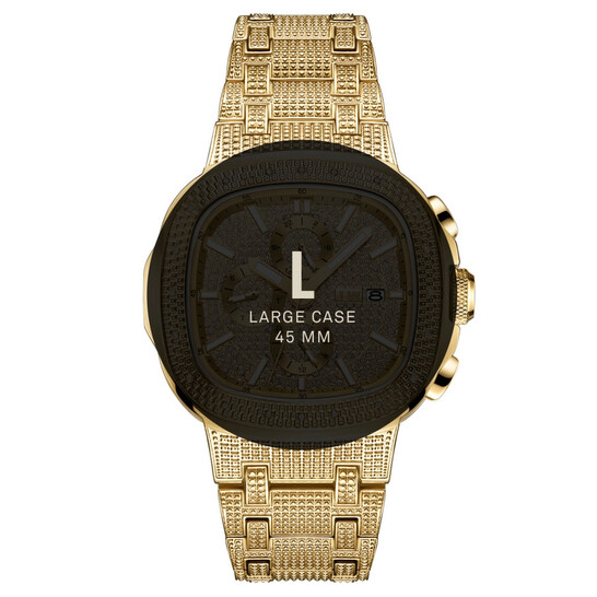 Jbw Heist Quartz Diamond Gold Dial Men's Watch J6380A 738964032309 JBW, Heist