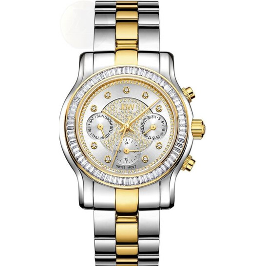 JBW Laurel Diamond Silver Dial Ladies Watch J6330F - 546x546