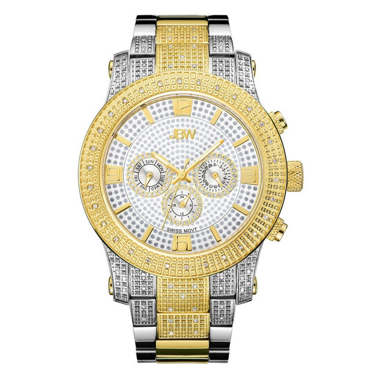 JBW Lynx Quartz Diamond Men's Watch J6336D 738964025943