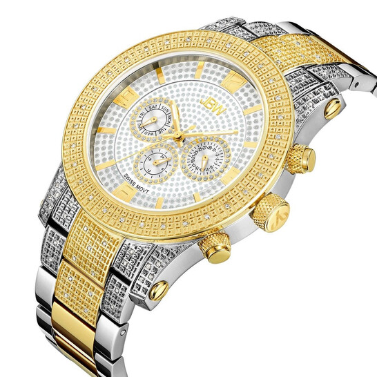 JBW Lynx Quartz Diamond Men's Watch J6336D 738964025943
