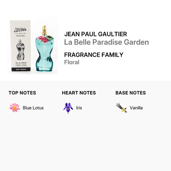 Jean Paul Gaultier Ladies La Belle Paradise Garden EDP Spray 3.4