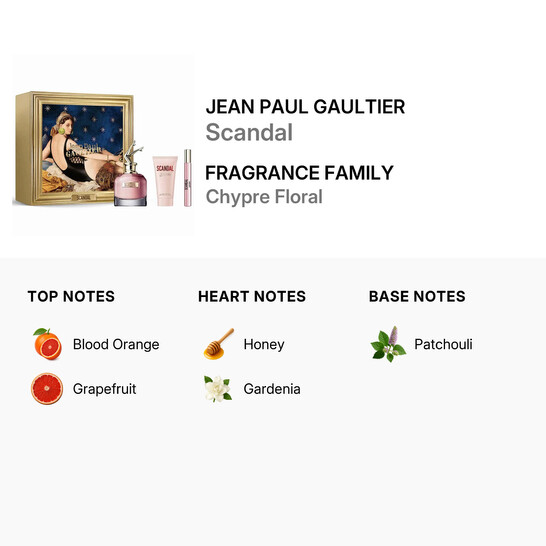 Jean Paul Gaultier Ladies Scandal Gift Set Fragrances