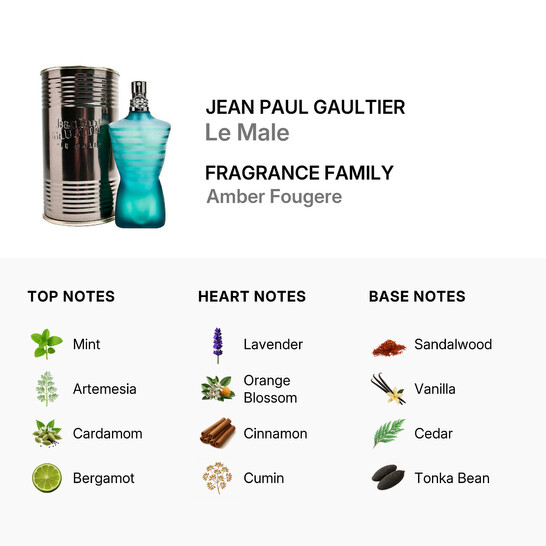 Jean Paul Gaultier Le Male / J.p.g EDT Spray 2.5 oz (m
