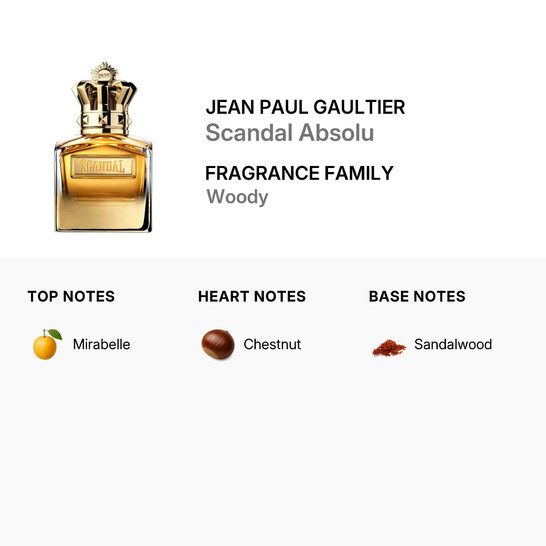 Jean Paul Gaultier Men's Scandal Absolu Parfum 3.4 oz Fragrances