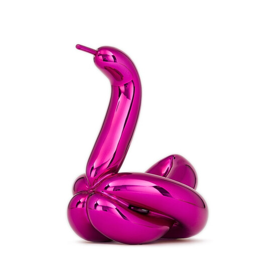 Jeff Koons Balloon Swan (Magenta) - 546x546 Image #2