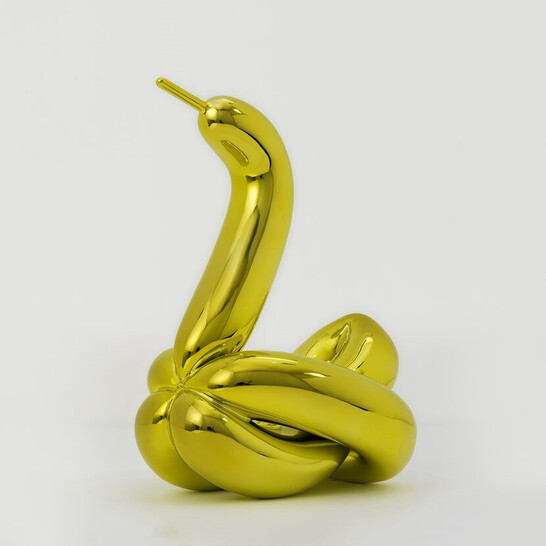 Jeff Koons Swan (Yellow) - 546x546