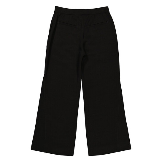 Jil Sander Ladies Black Cropped Wide-Leg Trousers, Brand Size 34