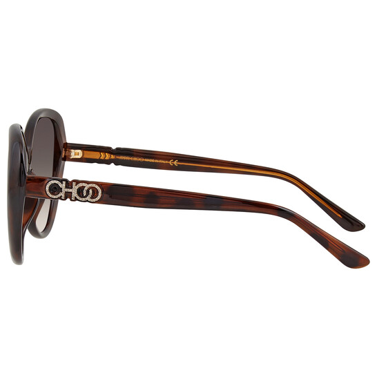 ◆Jimmy Choo◆Amira 57mm Butterfly◆在庫確保済◆即発送 Jimmy Choo Brown Gradient Butterfly Ladies Sunglasses AMIRA