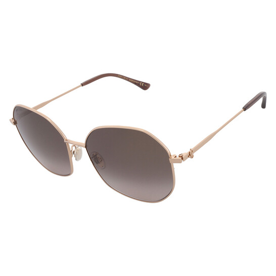 Jimmy Choo Brown Gradient Butterfly Ladies Sunglasses ASTRA/F/SK