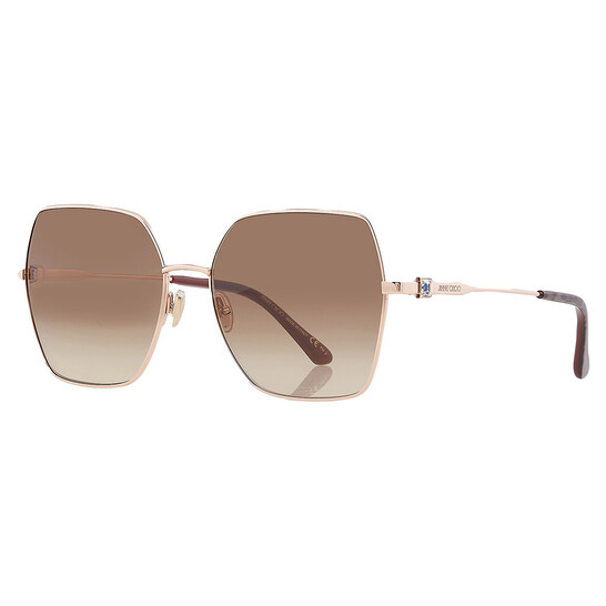 Jimmy Choo Brown Gradient Butterfly Ladies Sunglasses REYE/S