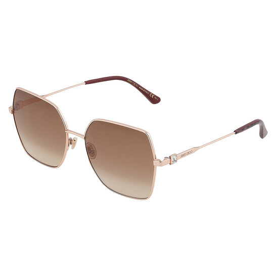 Jimmy Choo Brown Gradient Butterfly Ladies Sunglasses REYE/S