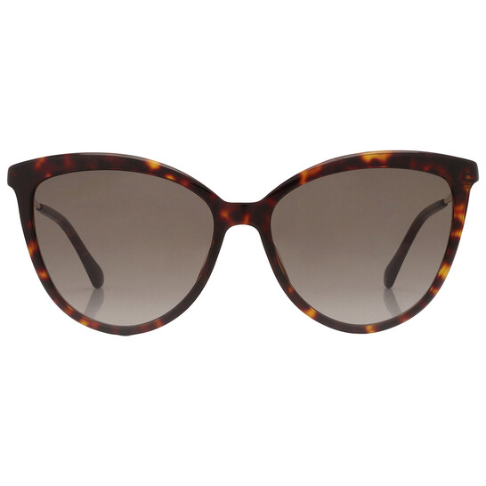 JIMMY CHOO ヘリンタキャットアイフレムサンクラス BELINDAS 086 Amazon.com: JIMMY CHOO Grey Shaded Cat Eye Ladies Sunglasses