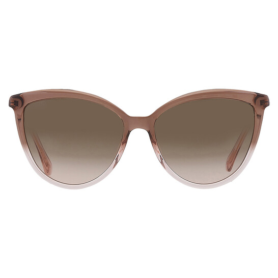 JIMMY CHOO ヘリンタキャットアイフレムサンクラス BELINDAS 086 Jimmy Choo Brown Gradient Cat Eye Ladies Sunglasses BELINDA