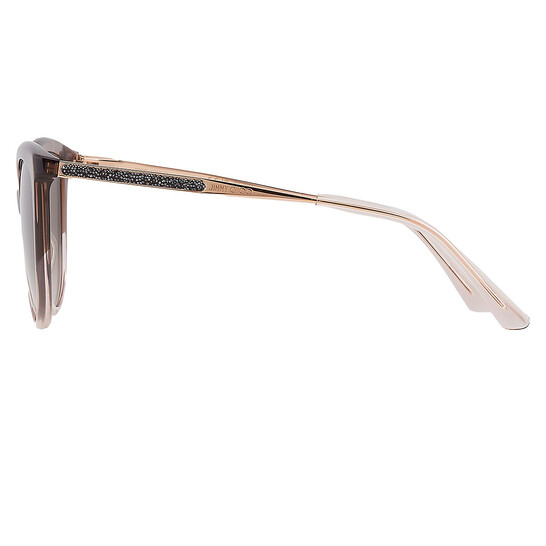 NEW JIMMY CHOO BROWN NUDE WOMEN BELINDA/S 008M SUNGLASSES JIMMY CHOO Jimmy Choo Brown Gradient Cat Eye Ladies Sunglasses BELINDA  main image 2