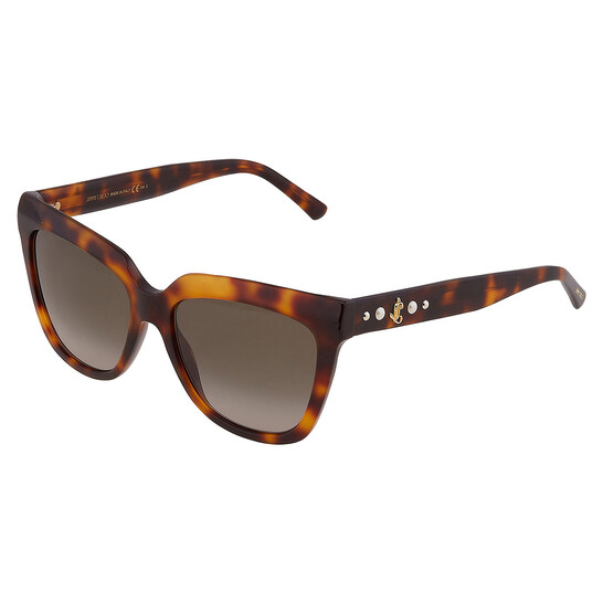 【送料,関税込】JIMMY CHOO サングラス  JULIEKA/S Jimmy Choo Brown Gradient Cat Eye Ladies Sunglasses JULIEKA
