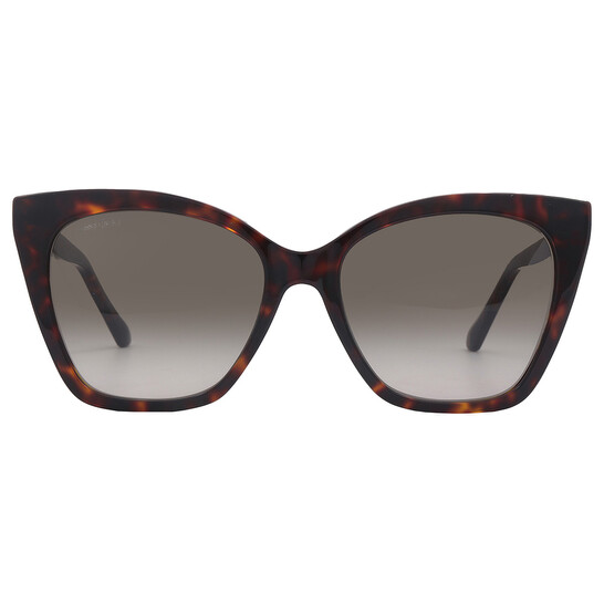 Jimmy Choo Brown Gradient Cat Eye Ladies Sunglasses RUA/G/S