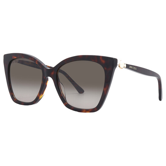 Jimmy Choo Brown Gradient Cat Eye Ladies Sunglasses RUA/G/S