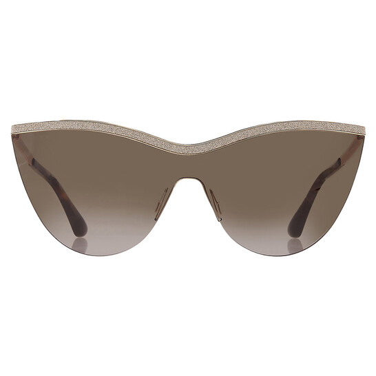 Jimmy Choo Brown Gradient Shield Ladies Sunglasses KRISTEN/S  display picture 3