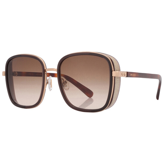 Jimmy Choo Brown Gradient Square Ladies Sunglasses ELVA/S  display picture 1