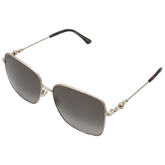 Jimmy Choo Brown gradient Square Ladies Sunglasses HESTER/S