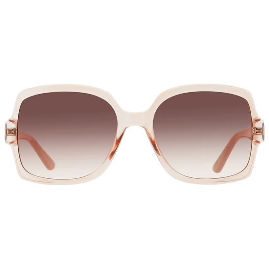 Jimmy Choo Brown Gradient Square Ladies Sunglasses SAMMI/G/S 0FWM